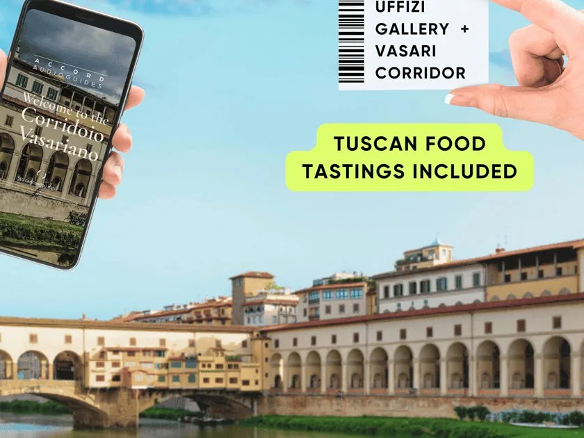 Uffizien & Vasari Corridor – Zeitfenster-Ticket mit Audio-App